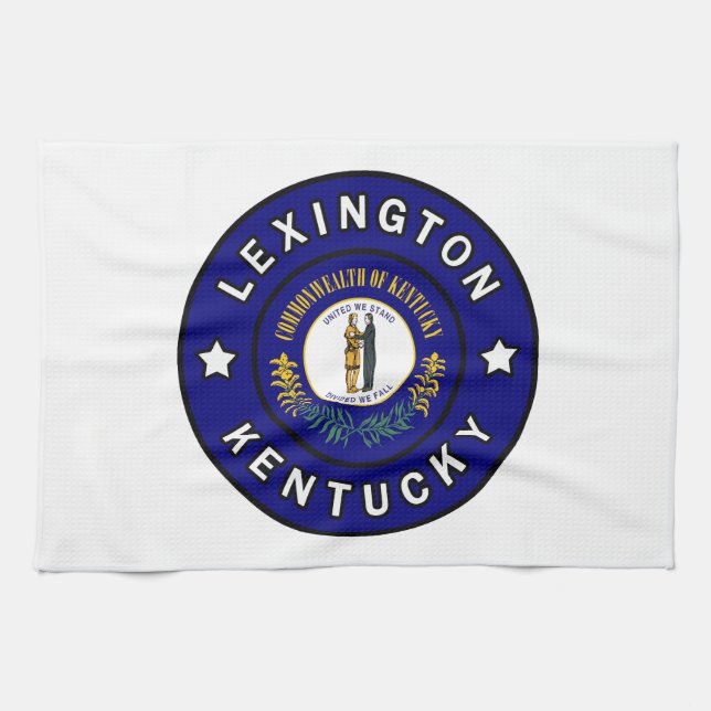 Lexington Kentucky Tea Towel (Horizontal)