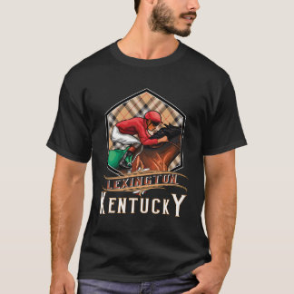 Lexington Kentucky Thoroughbred Horse Racing Theme T-Shirt