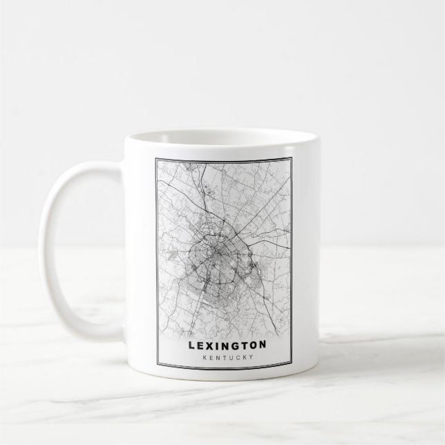 Lexington Map Coffee Mug (Left)