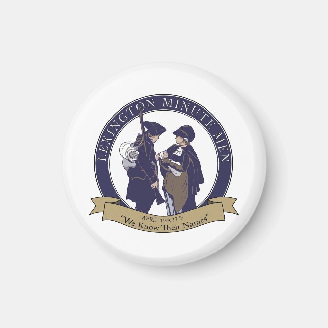 Lexington Minute Men Magnet (Front)