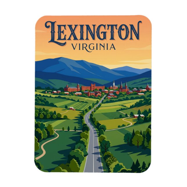 Lexington USA Magnet (Vertical)