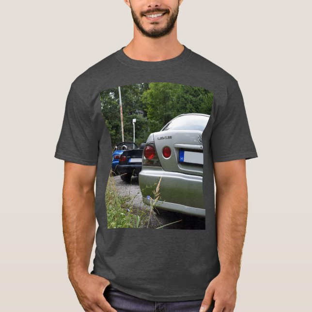 Lexus IS200 / IS300 T-Shirt with Mazda MX-5 Miata (Front)