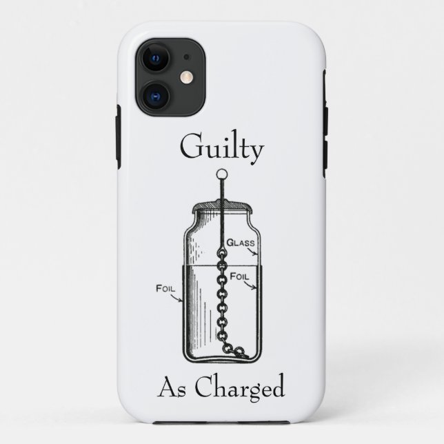 Leyden Jar Guilty as Charged Case-Mate iPhone Case (Back)