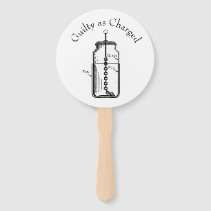 Leyden Jar Guilty as Charged Hand Fan