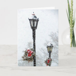 Leyden St lamp posts  Card