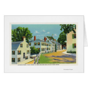 Leyden Street View, First Street in New England