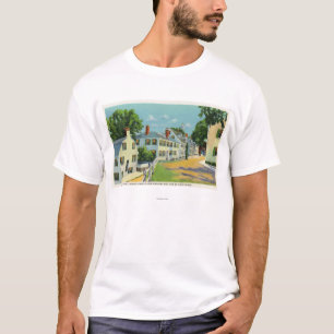 Leyden Street View, First Street in New England T-Shirt