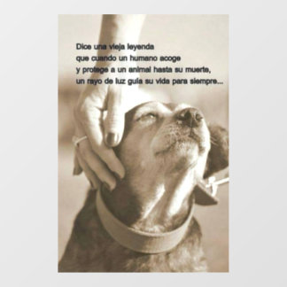 Leyenda sobre adoptar animales