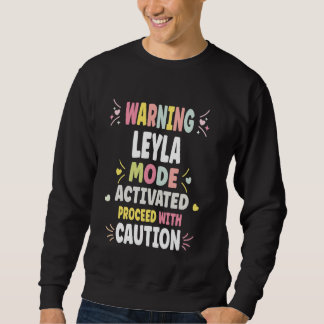 LEYLA Personalised Women's Gift Custom LEYLA Sweatshirt