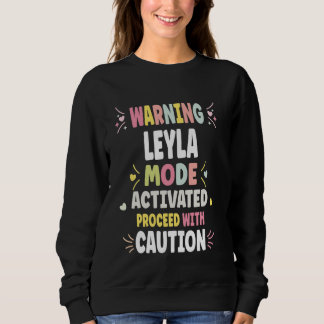LEYLA Personalised Women's Gift Custom LEYLA Sweatshirt
