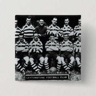 Leytonstone Football Club, c.1935 15 Cm Square Badge
