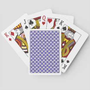Lézards pop art. playing cards