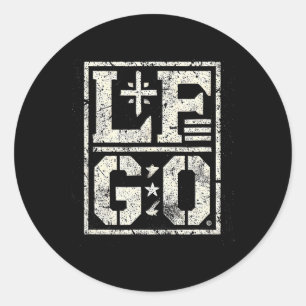 Lf Go Funny Motivational Classic Round Sticker