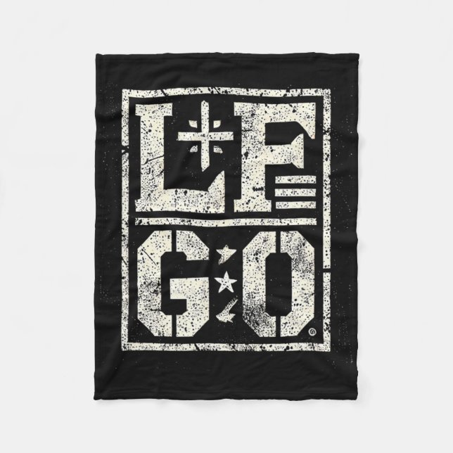 Lf Go Funny Motivational  Fleece Blanket (Front)