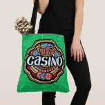 Lg. CASINO Tote - See Back<br><div class="desc">What a great tote to carry all your winnings ... : ) On the back, change the name or delete it. Use the "scale" or - to change the text size. Change the font if you'd like. I hope you love this, and I will have more versions. See my TOTE...</div>
