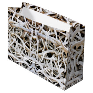 Lg Gift Bag Elk Antlers