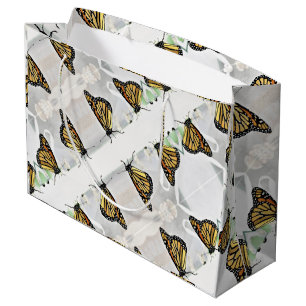 Lg Gift Bag Monarch Lattice