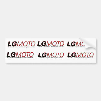 LG Moto Bumper Sticker
