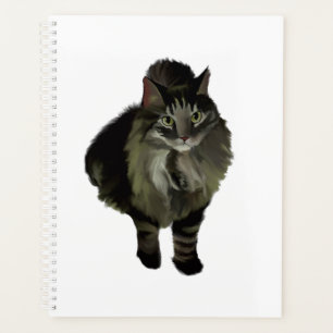Lg Planner Maine Coon Cat