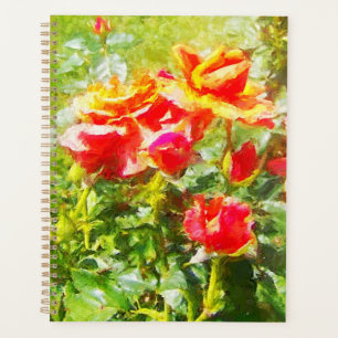 Lg Planner Orange Roses