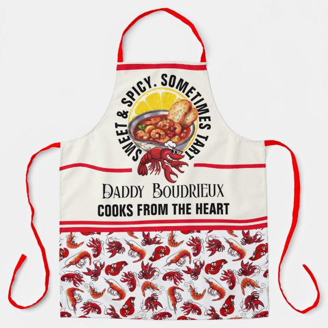 LG. Sweet and Spicy from the Heart Apron (Front)