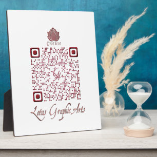 LGA QRcodde for desktop Plaque