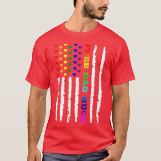 LGB Pride Flag Free Dad Hugs  T-Shirt
