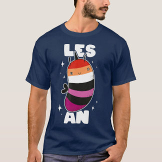 LGB Wlw Pride Flag Les Bee An Gay Lesbian Anti T-Shirt