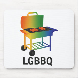 Lgbbq Funny Pride Bbq – Rainbow Grill Lgbtq For Pr Mouse Pad