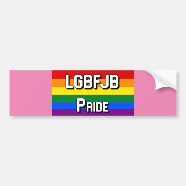 LGBFJB BUMPER STICKER (Front)