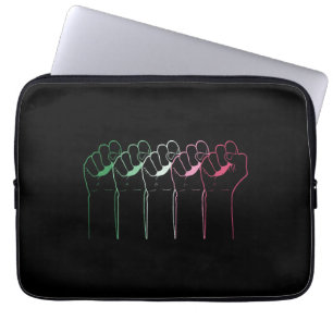 LGBT Abrosexual Fist LGBTQ Gift Abrosexual Laptop Sleeve