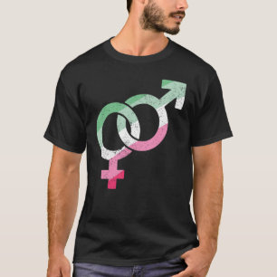 Lgbt Abrosexuality Pride Human Rights Male Female T-Shirt