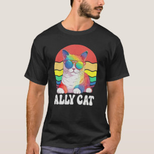 LGBT Ally Cat Be Kind Gay Rainbow  LGBTQ  Idea 5 T-Shirt