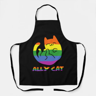 Lgbt Ally Cat Pride Month Cat Lovers Apron