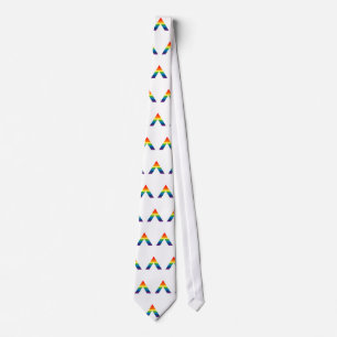 LGBT ALLY Rainbow Gay Pride Flag Tie