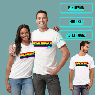 LGBT Ally Womens T-Shirt
