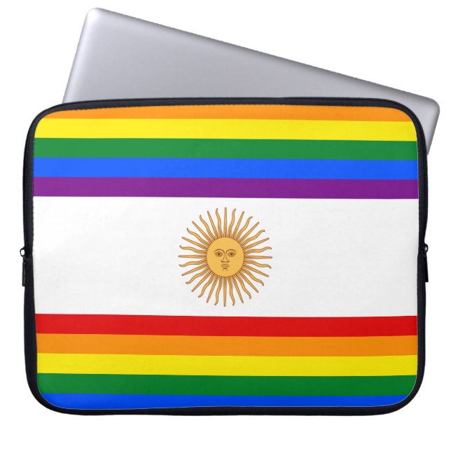 LGBT Argentina Laptop Sleeve (Front)