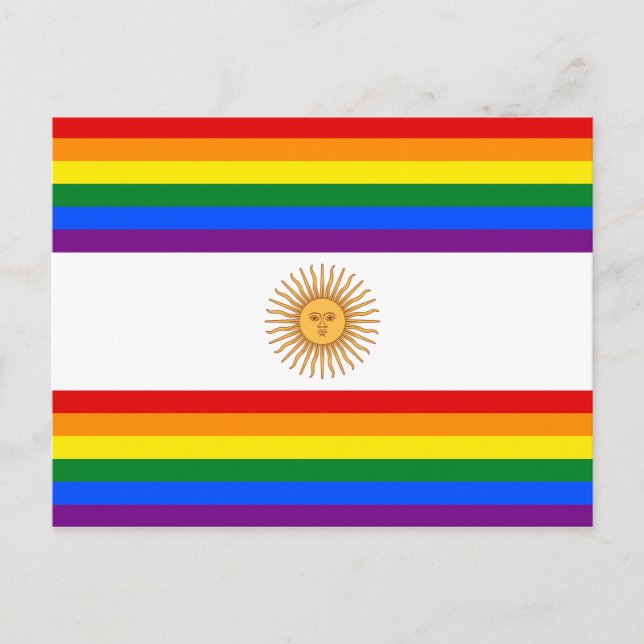 LGBT Argentina Postcard (Front)
