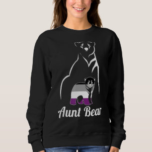 Lgbt Asexual Aunt Bear Ace Pride Flag Sweatshirt