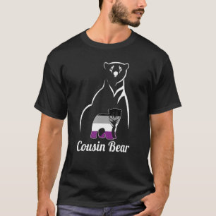 Lgbt Asexual Cousin Bear Ace Pride Flag T-Shirt