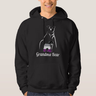 Lgbt Asexual Grandma Bear Ace Pride Flag Hoodie