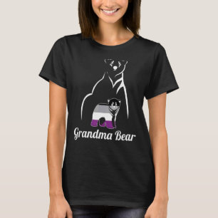 Lgbt Asexual Grandma Bear Ace Pride Flag T-Shirt
