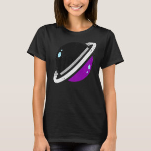 Lgbt Asexuality Flag Pride Saturn Equality Queer A T-Shirt