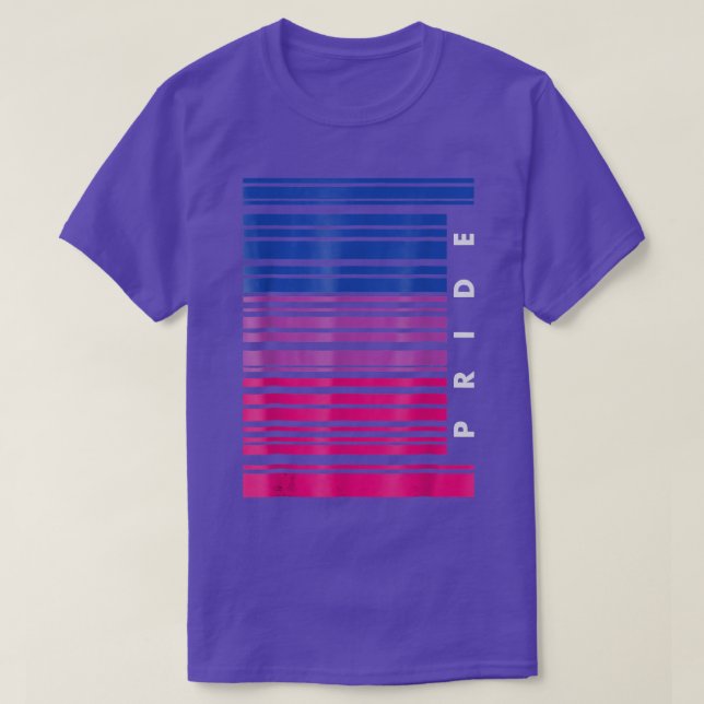 LGBT Awareness Month Barcode Panseual Pride LGBTQ  T-Shirt (Design Front)