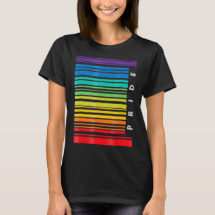 LGBT Awareness Month Barcode Pansexual Pride LGBTQ T-Shirt