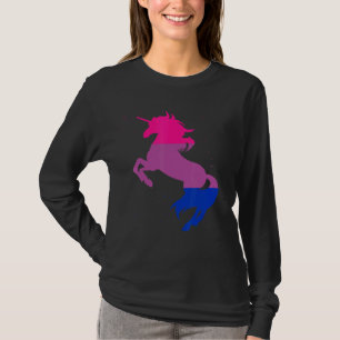 Lgbt Bi Flag Magical Unicorn Bisexuality Queer Bis T-Shirt