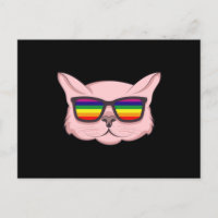 LGBT Cat With Sunglasses LGBT Pride Month LGBTQ