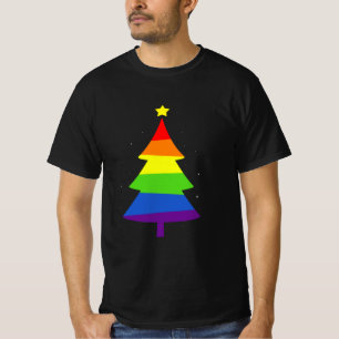 LGBT Christmas Tree Gay Pride T-Shirt