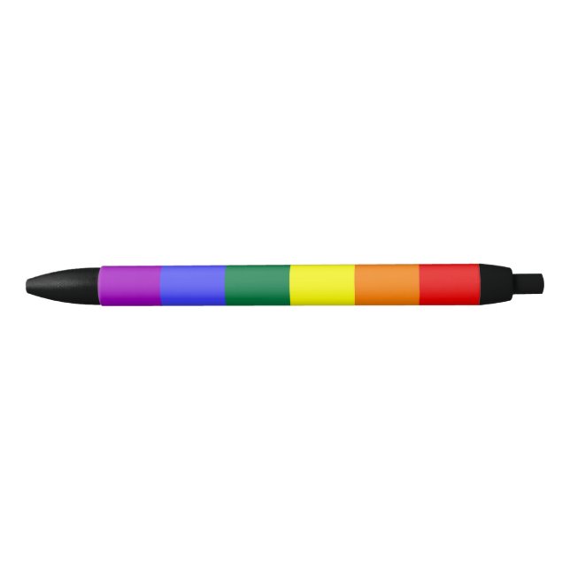 LGBT colors Black Ink Pen (Front)