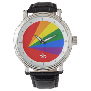 LGBT Colour Rainbow Gay Pride Wristwatch